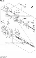 ETRIER DE FREIN ARRIERE (MODEL K6/K7/K8) pour Suzuki BURGMAN 650 2007