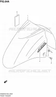 GARDE BOUE AVANT (MODEL K7) pour Suzuki BURGMAN 650 2007