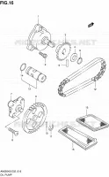 POMPE A HUILE pour Suzuki BURGMAN 650 2007