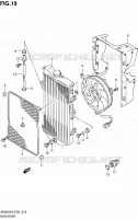 RADIATEUR pour Suzuki BURGMAN 650 2007