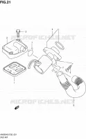 SYSTEME RECYCLAGE GAZ ECHAPPEMENT pour Suzuki BURGMAN 650 2007