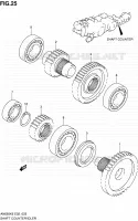 TRANSMISSION FINALE pour Suzuki BURGMAN 650 2007
