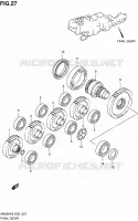 TRANSMISSION FINALE pour Suzuki BURGMAN 650 2007