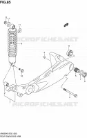 BRAS OSCILLANT ARRIERE pour Suzuki BURGMAN 650 2008