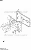 COUVRE CULASSE pour Suzuki BURGMAN 650 2008