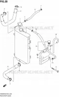 DURITE DE RADIATEUR pour Suzuki BURGMAN 650 2008