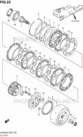 EMBRAYAGE pour Suzuki BURGMAN 650 2008