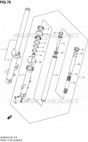 FOURCHE pour Suzuki BURGMAN 650 2008