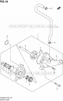 POMPE A EAU pour Suzuki BURGMAN 650 2008