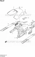 REPOSE PIEDS pour Suzuki BURGMAN 650 2008