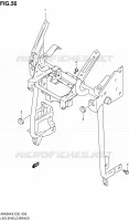 SUPPORT MARCHE PIEDS pour Suzuki BURGMAN 650 2008