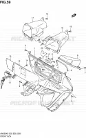 BOITE AVANT pour Suzuki BURGMAN 650 2008