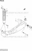 BRAS OSCILLANT ARRIERE pour Suzuki BURGMAN 650 2008