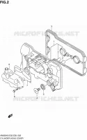 COUVRE CULASSE pour Suzuki BURGMAN 650 2008