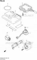 PARTIE ELECTRIQUE (MODEL K6/K7/K8/K9) pour Suzuki BURGMAN 650 2008