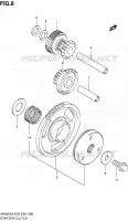 ROUE LIBRE DE DEMARREUR pour Suzuki BURGMAN 650 2008