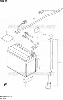 BATTERIE pour Suzuki BURGMAN 650 2009
