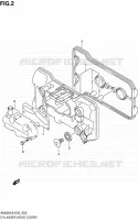 COUVRE CULASSE pour Suzuki BURGMAN 650 2009