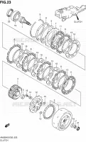 EMBRAYAGE pour Suzuki BURGMAN 650 2009