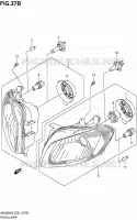 PHARE (AN650AK9/AL0 E19/P37) pour Suzuki BURGMAN 650 2009