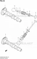 ARBRE A CAMES   VALVE pour Suzuki BURGMAN 650 2009