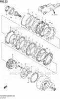 EMBRAYAGE pour Suzuki BURGMAN 650 2009