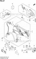 ENSEMBLE FEU ARRIERE   CLIGNOTANTS pour Suzuki BURGMAN 650 2009