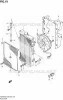 RADIATEUR pour Suzuki BURGMAN 650 2009