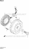 ALLUMAGE ROTOR   STATOR pour Suzuki BURGMAN 650 2010