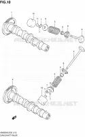 ARBRE A CAMES   VALVE pour Suzuki BURGMAN 650 2010