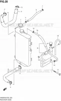 DURITE DE RADIATEUR pour Suzuki BURGMAN 650 2010