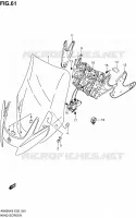 PARE BRISE (AN650A/AZ) pour Suzuki BURGMAN 650 2010
