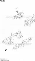 REPOSE PIEDS ARRIERE pour Suzuki BURGMAN 650 2010