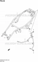 CADRE ARRIERE pour Suzuki BURGMAN 650 2010