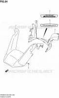 CARENAGE TETE DE FOURCHE pour Suzuki BURGMAN 650 2010