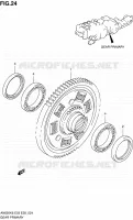 EMBRAYAGE PRIMAIRE pour Suzuki BURGMAN 650 2010
