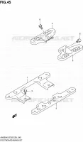 REPOSE PIEDS ARRIERE pour Suzuki BURGMAN 650 2010
