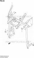 SUPPORT MARCHE PIEDS pour Suzuki BURGMAN 650 2010