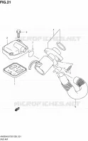 SYSTEME RECYCLAGE GAZ ECHAPPEMENT pour Suzuki BURGMAN 650 2010