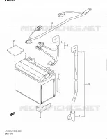 BATTERIE pour Suzuki BURGMAN 650 2012