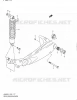 BRAS OSCILLANT ARRIERE pour Suzuki BURGMAN 650 2012