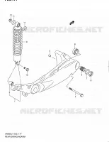 BRAS OSCILLANT ARRIERE pour Suzuki BURGMAN 650 2012