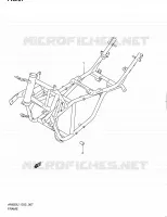 CADRE (AN650AL1 E02) pour Suzuki BURGMAN 650 2012