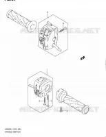 COMMODOS (AN650AL1 E24) pour Suzuki BURGMAN 650 2012