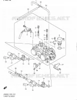 CORPS DE PAPILLON pour Suzuki BURGMAN 650 2012