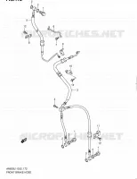 DURITE DE FREIN AVANT (AN650AL1 E02) pour Suzuki BURGMAN 650 2012