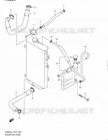 DURITE DE RADIATEUR pour Suzuki BURGMAN 650 2012