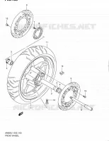 ROUE AVANT (AN650AL1 E19) pour Suzuki BURGMAN 650 2012