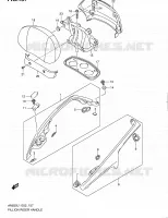 SUPPORT DOSSERET (AN650AL1 E24) pour Suzuki BURGMAN 650 2012