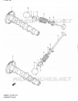 ARBRE A CAMES   VALVE pour Suzuki BURGMAN 650 2011